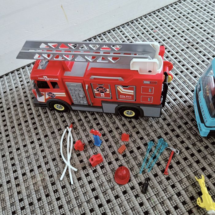 Playmobil straż i śmieciarka