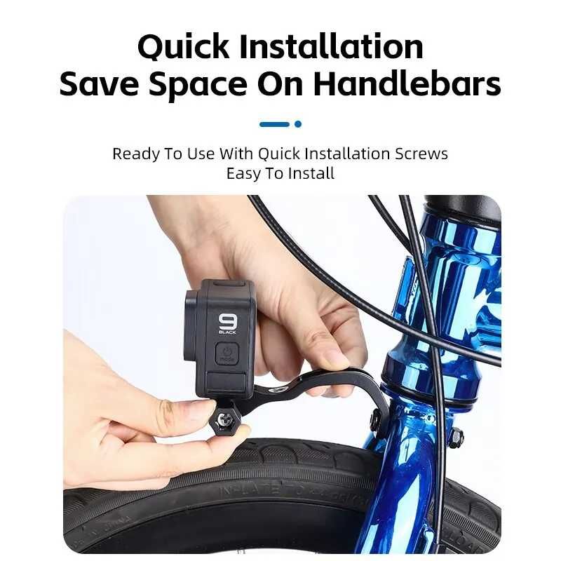 Uchwyt rowerowy do kamery sportowej GOPRO DJI Osmo Action