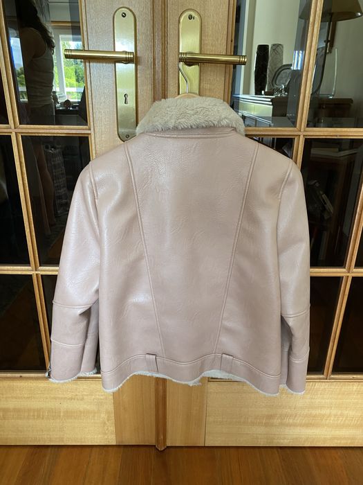 Blusao de crianca pele sintetica Zara 14 anos