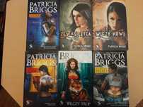 Zestaw książek Patricia Briggs 6 szt Wilczy Trop Pocałunek Żelaza itp.