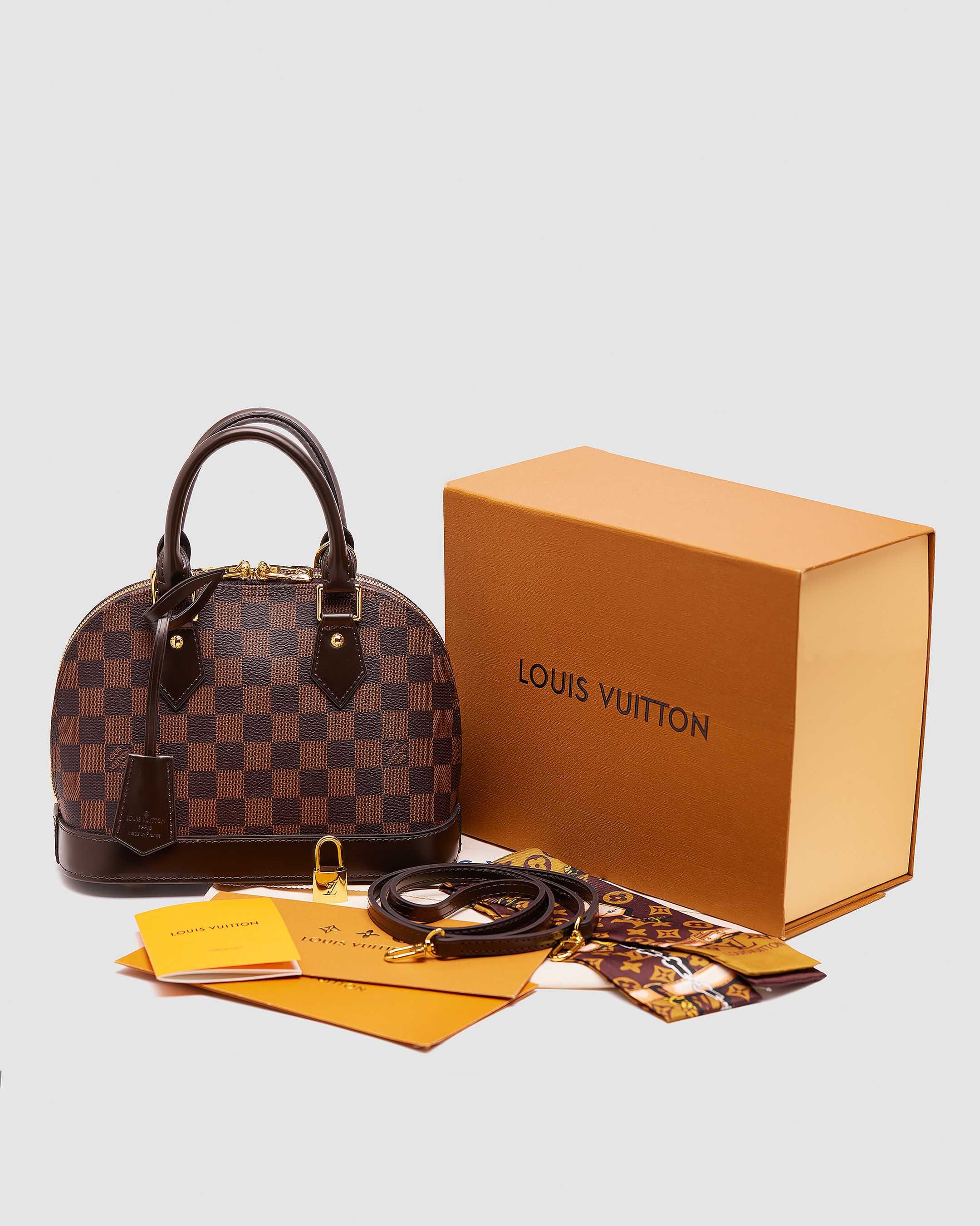 Сумка Louis Vuitton Alma BB Bag Brown LUXE