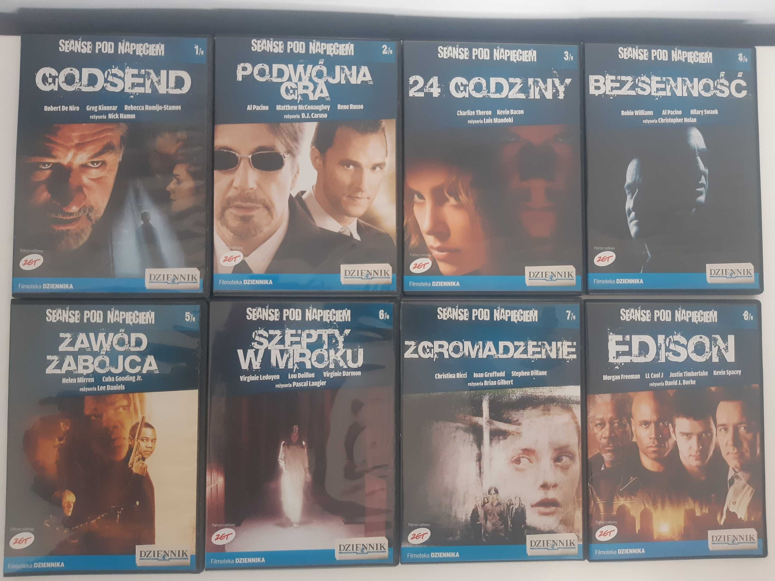 Filmy DVD, kolekcja filmowa, Seanse pod napięciem