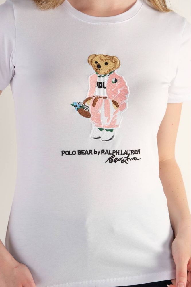 NEW SEASON 2024 женская белая футболка Polo Ralph Lauren s - xxl