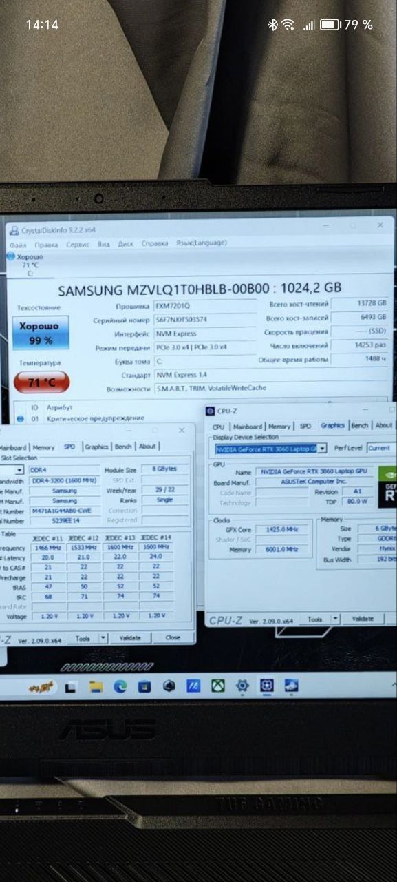 SSD m.2 nvme 1TB RAM для ноутбука WD,Hynix,Micron