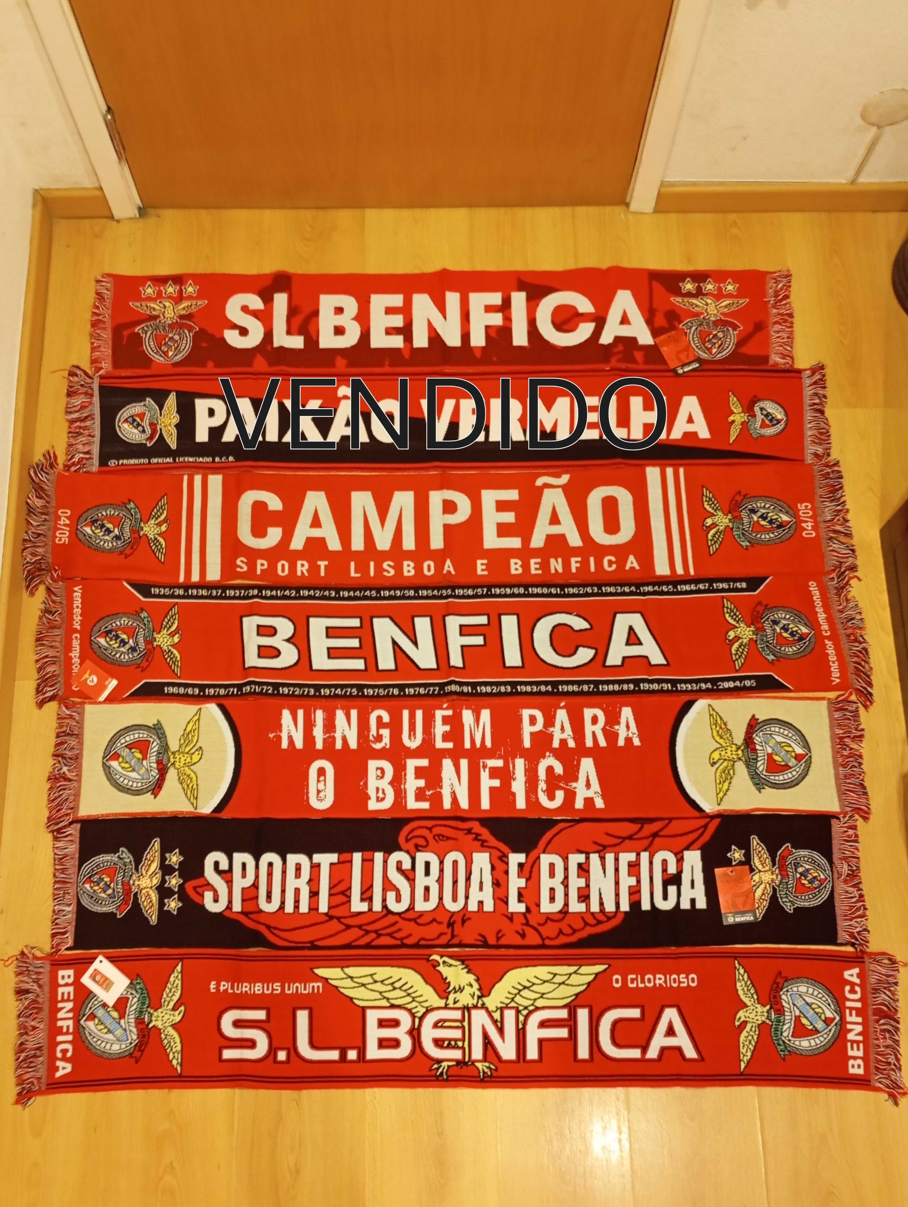 Sport Lisboa Benfica cachecol novo oficial futebol, artigo de coleção