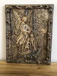 Ангел охоронець Різьблена картина з дереваІкона з дереваТайна вечеря