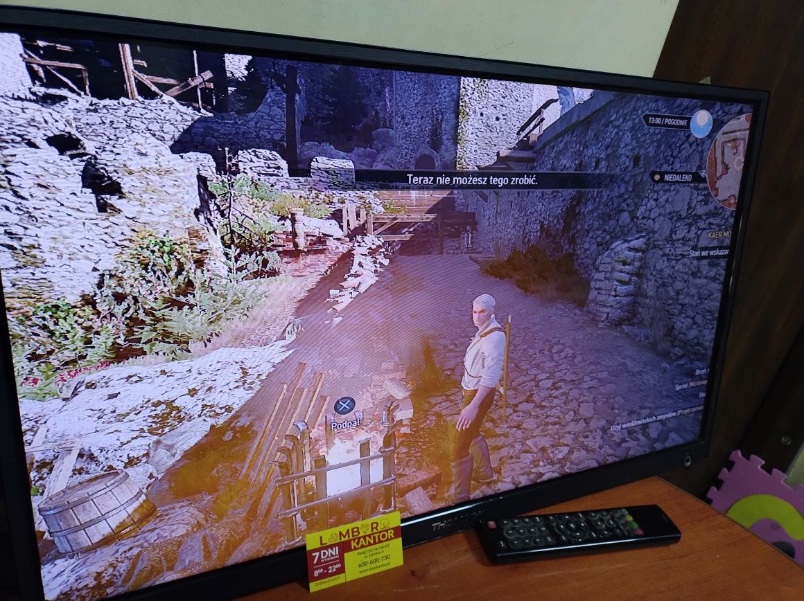 [2525/24 Telewizor Thomson 32" + router UBEE 32C + TV Smart 4K Box