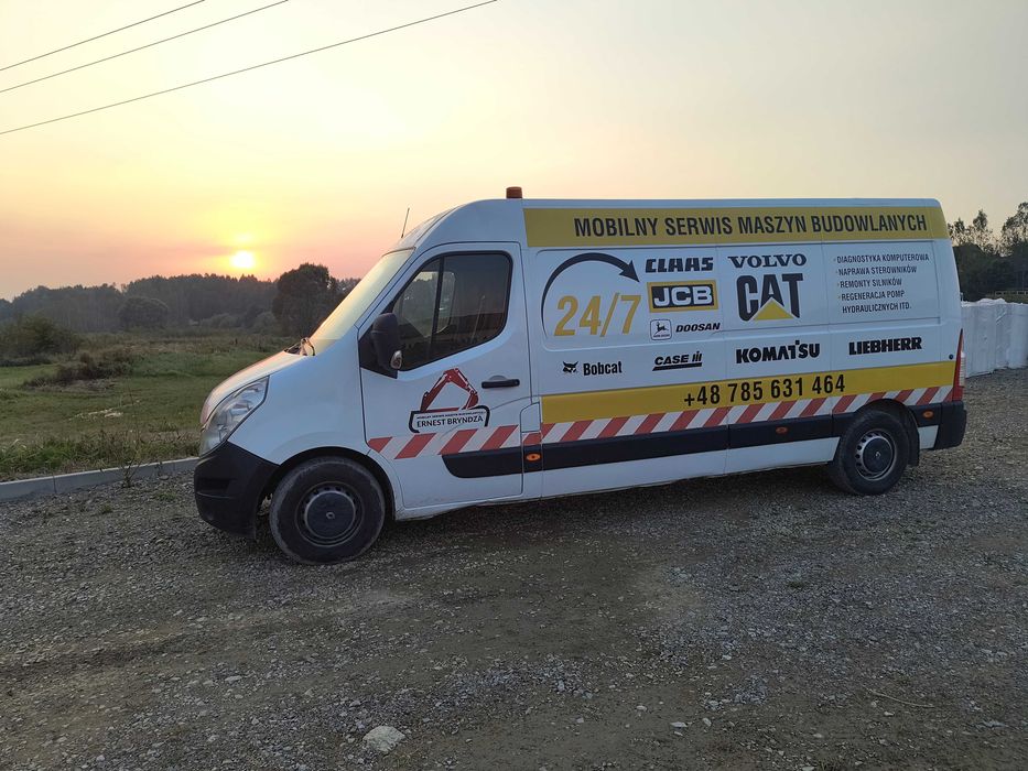 Mobilny serwis maszyn budowlanych