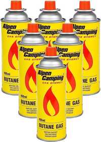 4 szt kartusze gazowe Alpen Camping do kuchenek gazowych i palnika