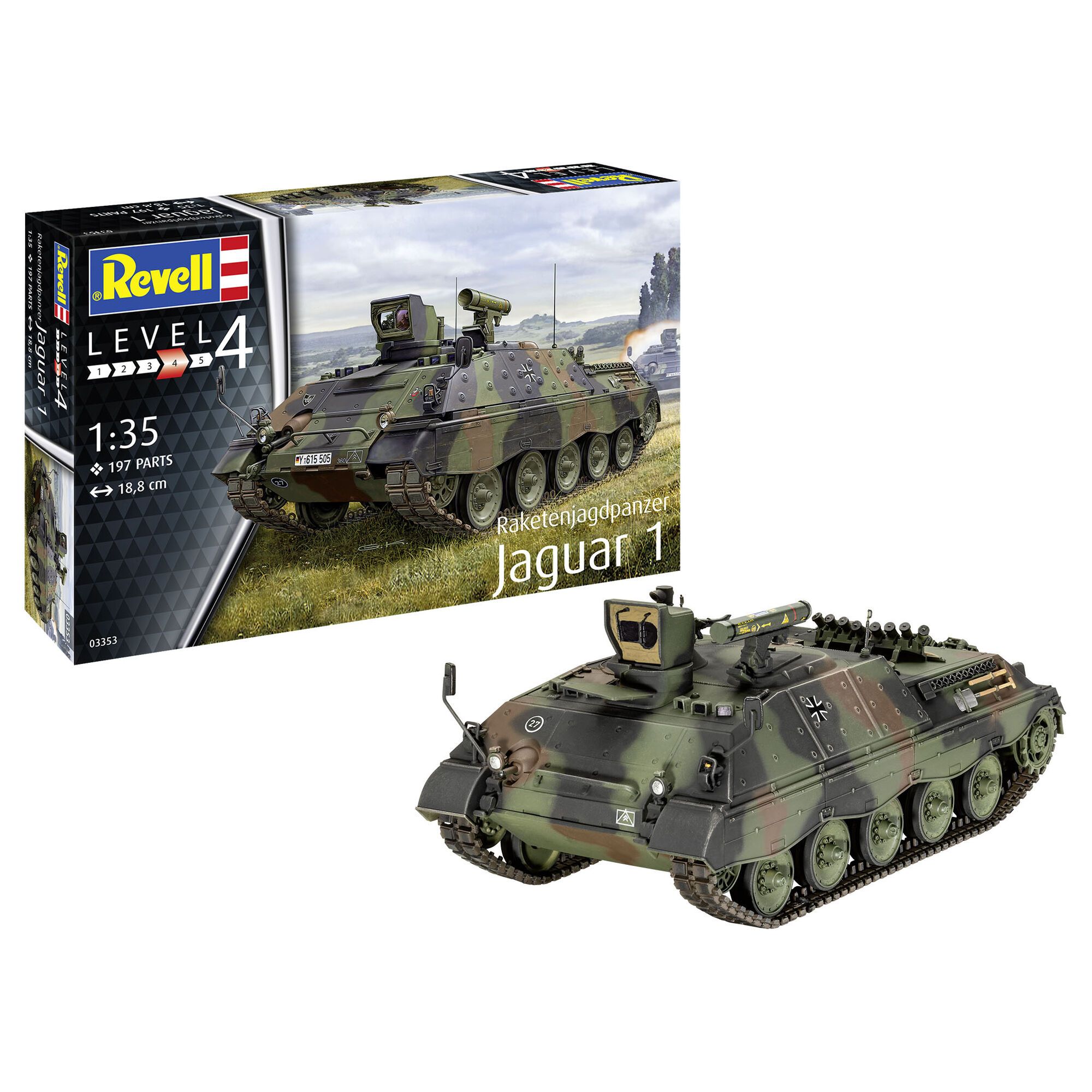 Pojazd 1/35 /03353/ Raketenjagdpanzer Jaguar 1