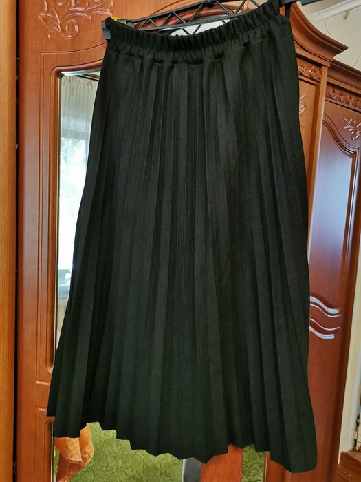 Вязаная юбка-плиссе