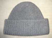 H&M CASHMERE szara kaszmirowa czapka kaszmir one size / 52-58