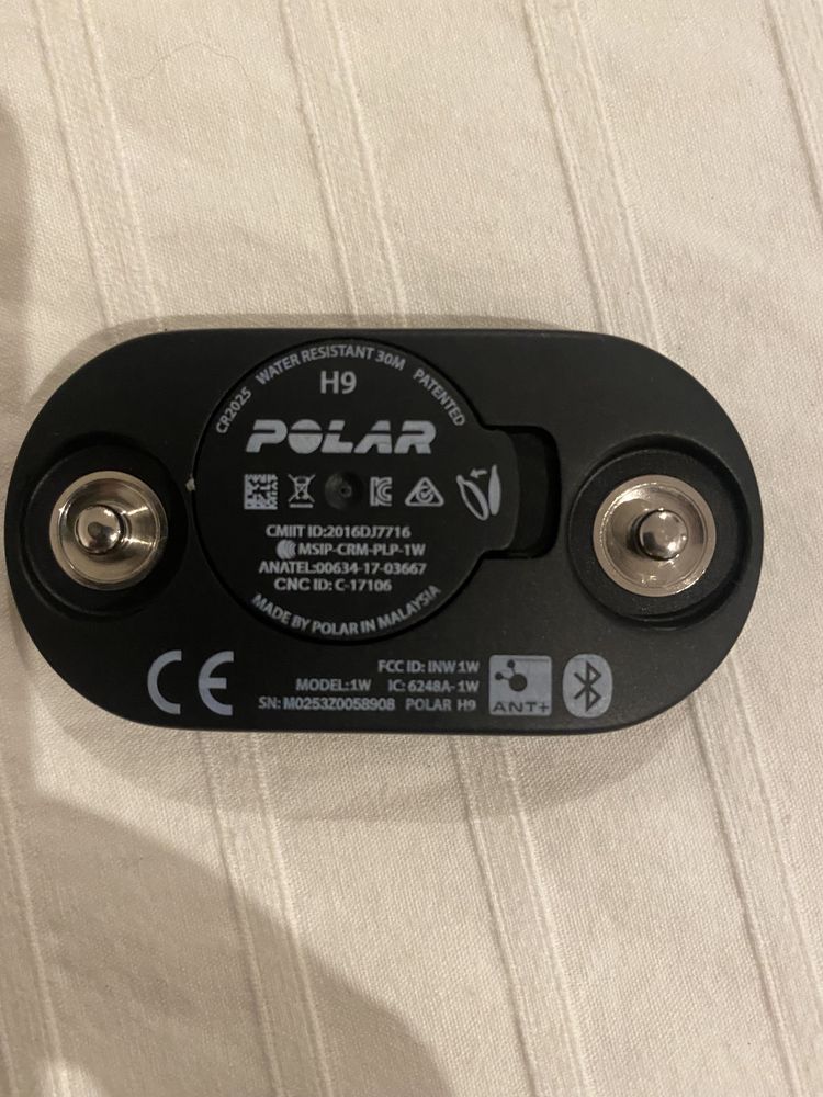 Polar sensor de frequencia cardiaca H9 HR