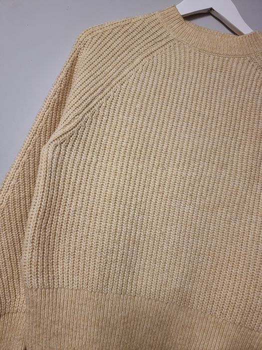 Sweter żółty damski pleciony ciepły rozmiar M Primark