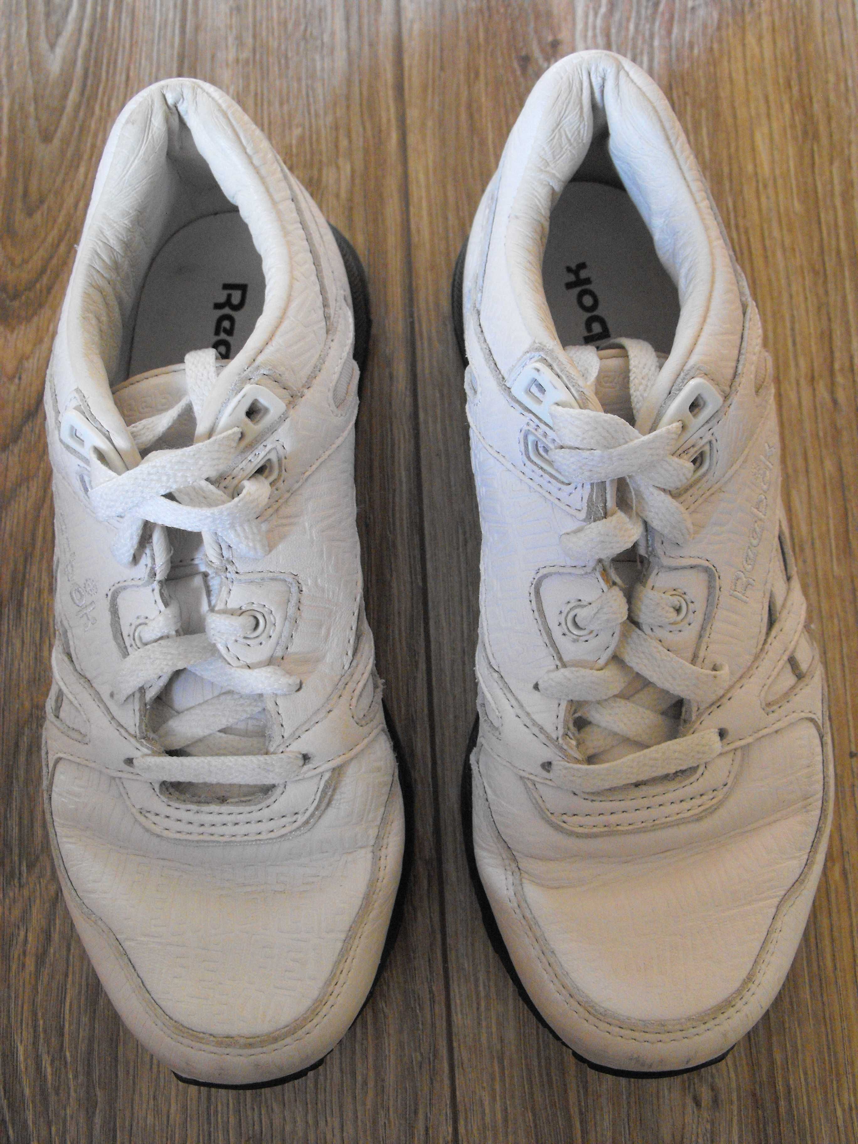 Buty REEBOK Classic Ventilator 35/36 23cm Skóra* białe sportowe klasyk