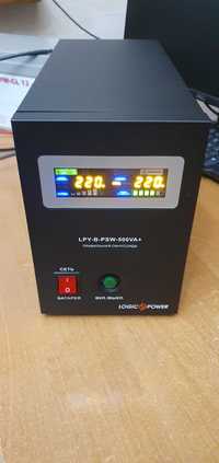 ИБП LogicPower LPY-B-PSW-500VA  5A/10A. Інвертор 12В / 220В