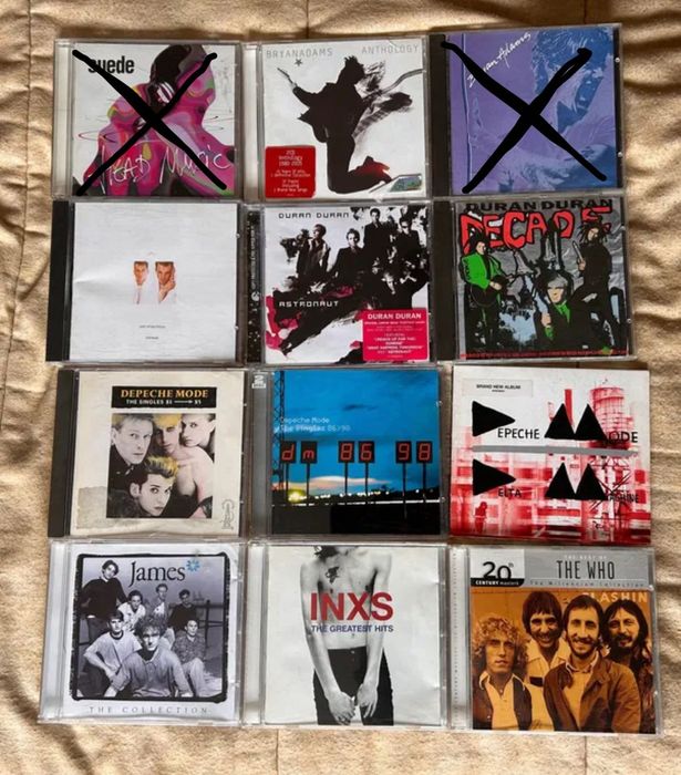 Rock/Pop CDs como novos **