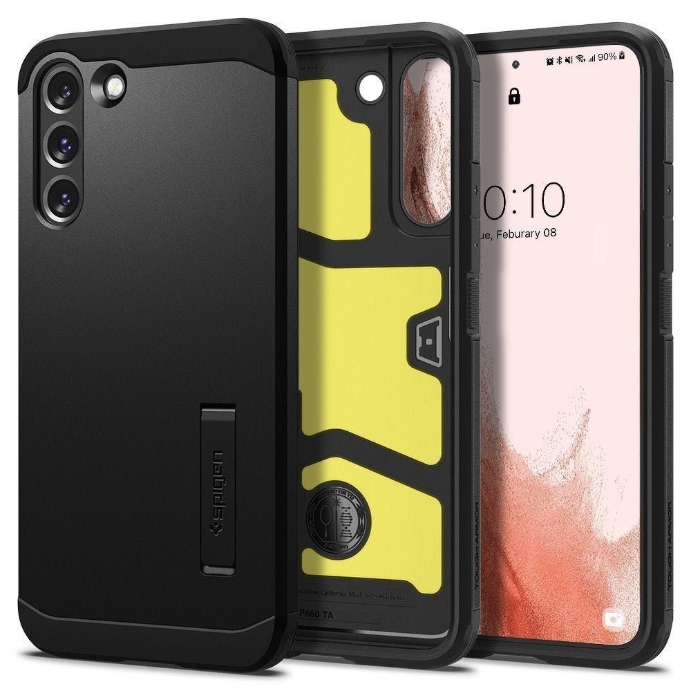 Etui spigen tough armor + 2 szt. ceramic glue do samsunga s23ultra