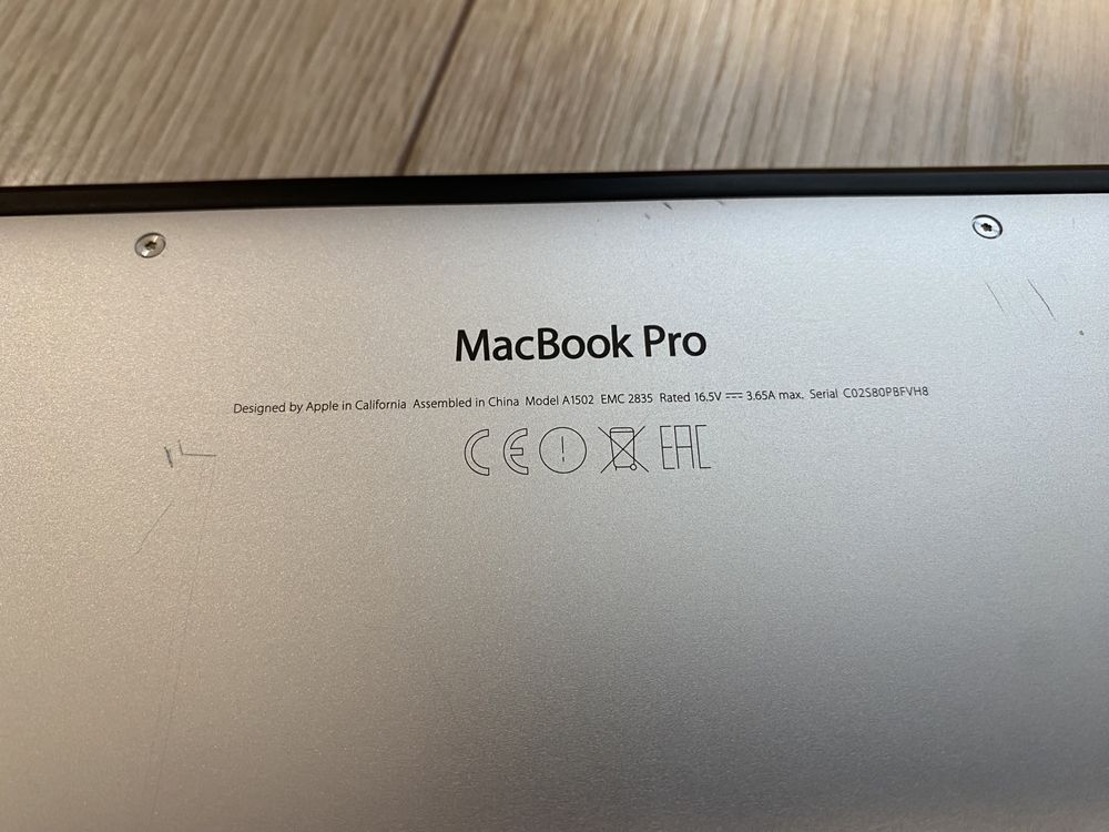 MacBook Pro A1502 2015, i7-5557U, 16Gb, 500Gb