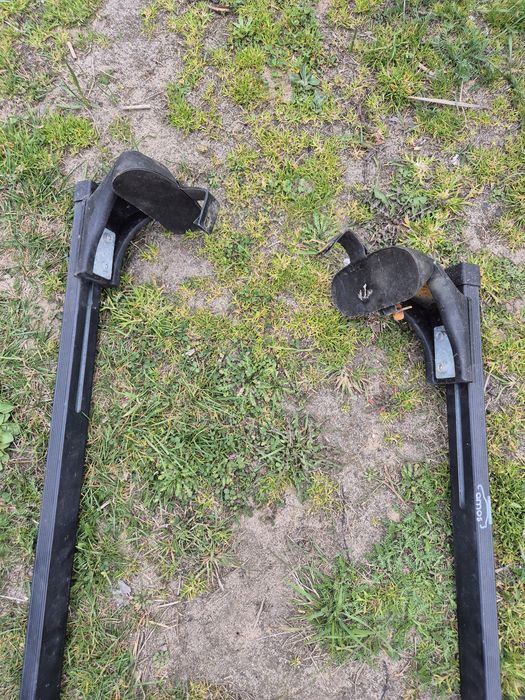 Bagażnik reling Amos 120 cm na rower dachowy