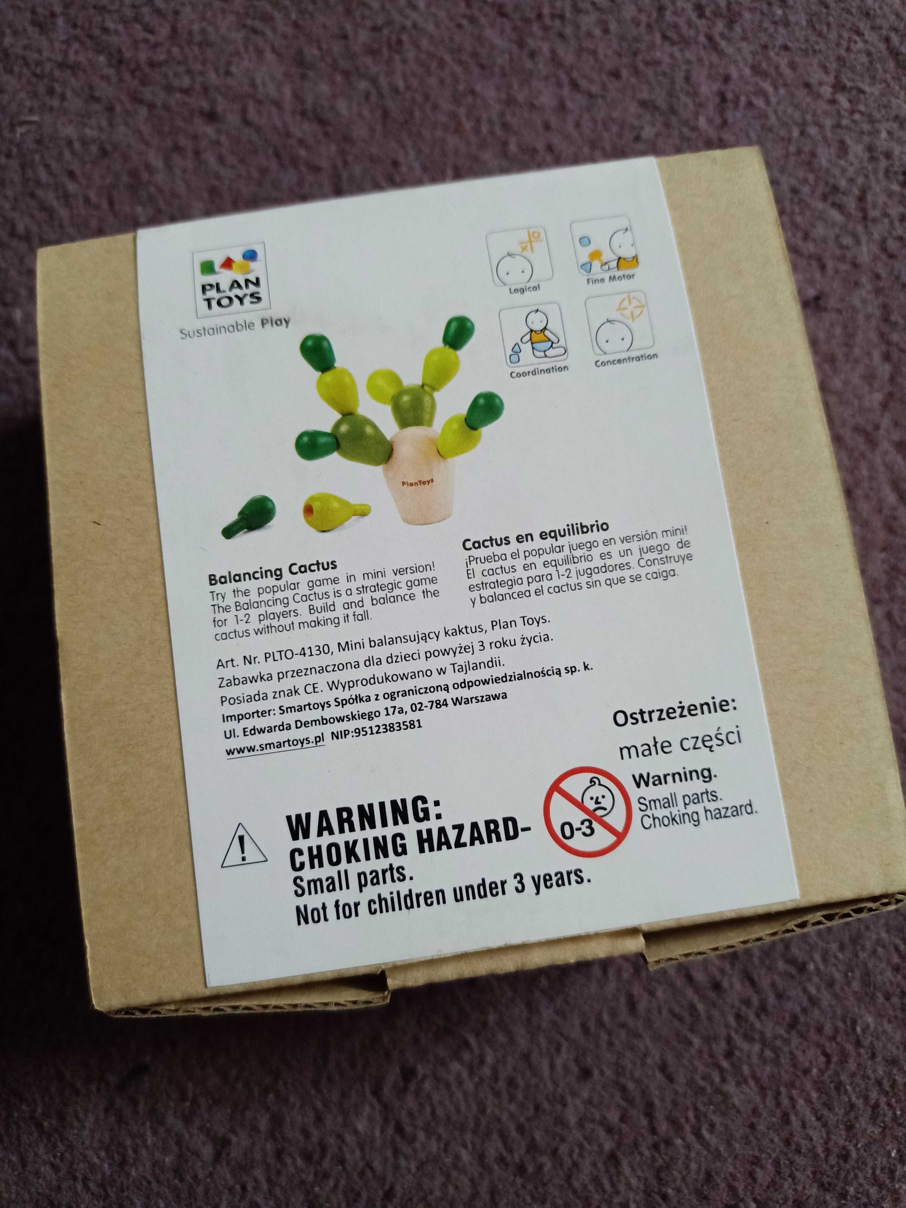 Mini gra "Balansujący kaktus" Plan Toys