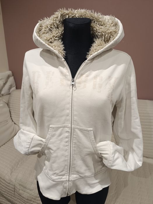 Bluza biała Reebok, z kapturem, rozmiar 14