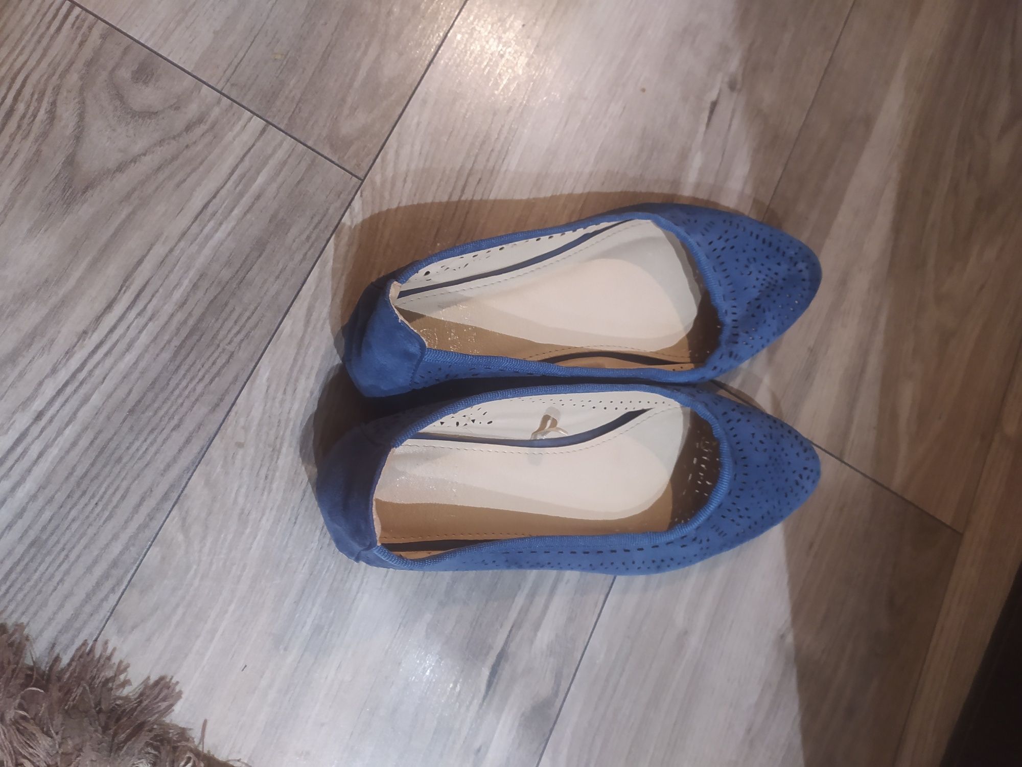 Baleriny ażurowe buty wiosenne jesienne letnie 36 Jenny Fairy
