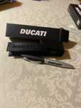 Caneta Ducati preta de coleção nunca usada