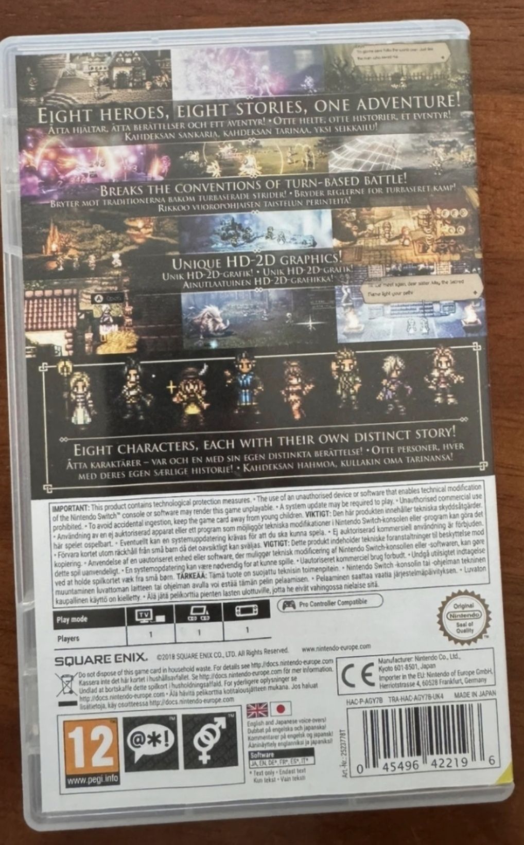 Octopath Traveler Nintendo Switch
