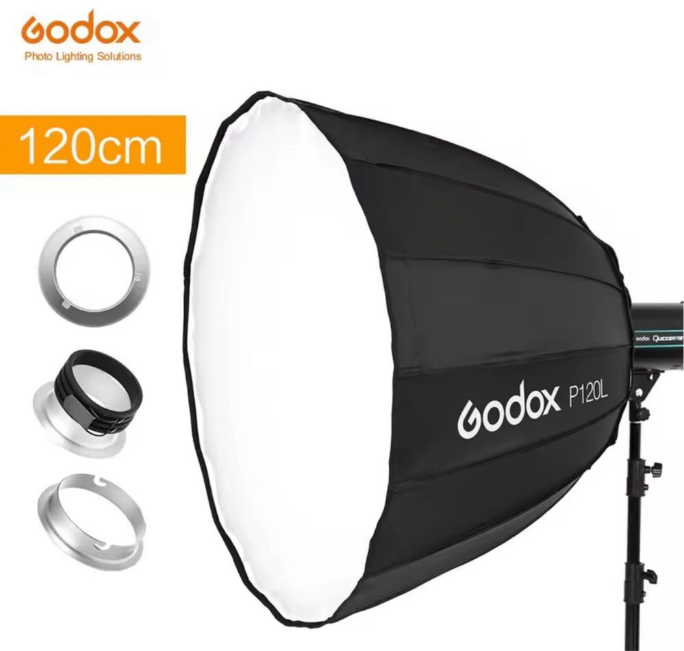 Softbox Godox P120L paraboliczny hexadecagon 120 cm