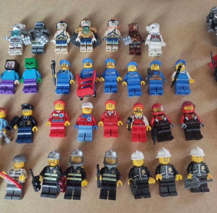 Minifigurki LEGO City/Ninjago/Nexo Knights/Chima/Minecraft