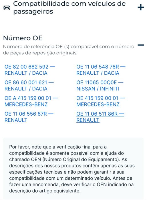 Filtro de combiativel nissan e outro