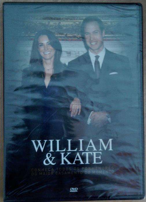 2 DVD da realeza britânica - WILLIAM & KATE; DIANA, novos, selados