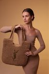 Сумка YSL Yves Saint Laurent соломʼяна літня