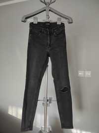 Czarne jeansy skinny Monki rozmiar 29