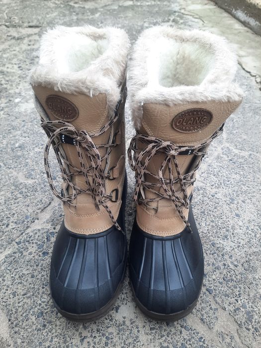 зимние непромокаемые сапоги Olang чоботи снегоходы с валенком 40-41