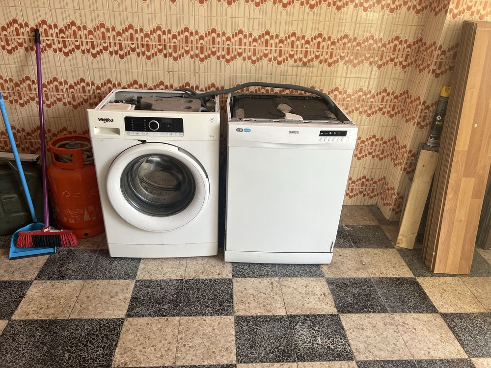 Vendo maquinas de lavar roupa whirlpool e loiça zanussi