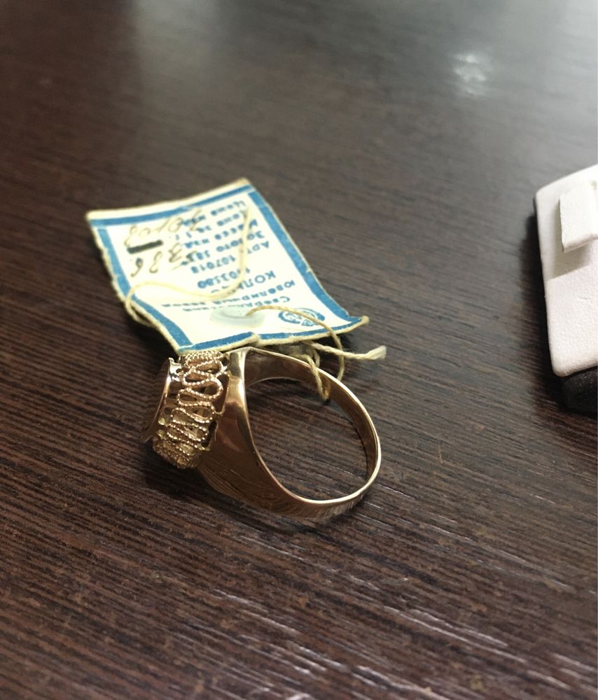 Кольцо перстень 585 золото