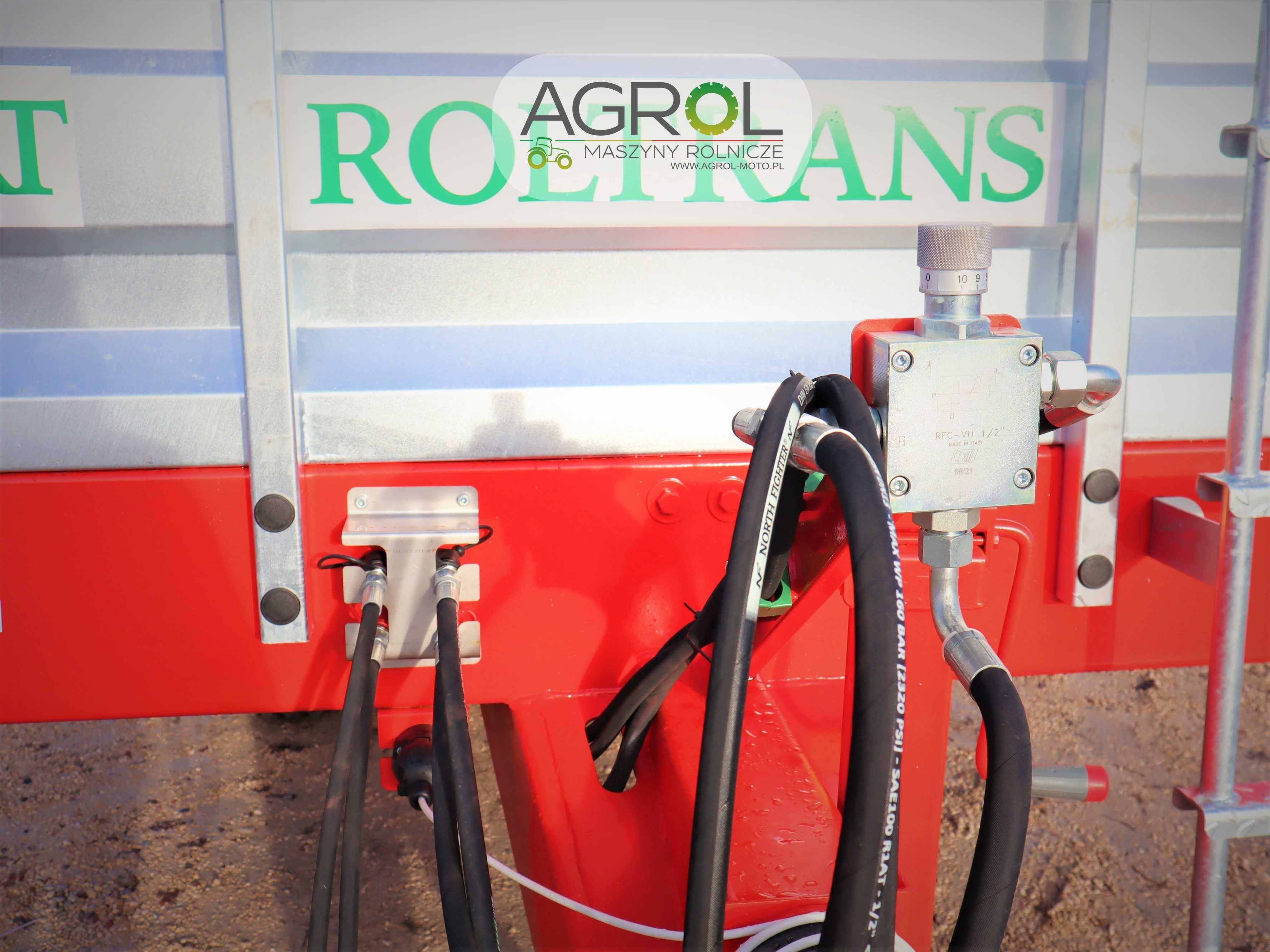 Rozrzutnik obornika 6 8 10l Rol-Trans Pronar pionowy poziomy skorupowy