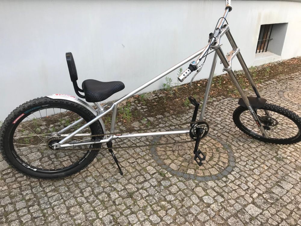 Rower chopper bobber własny projekt