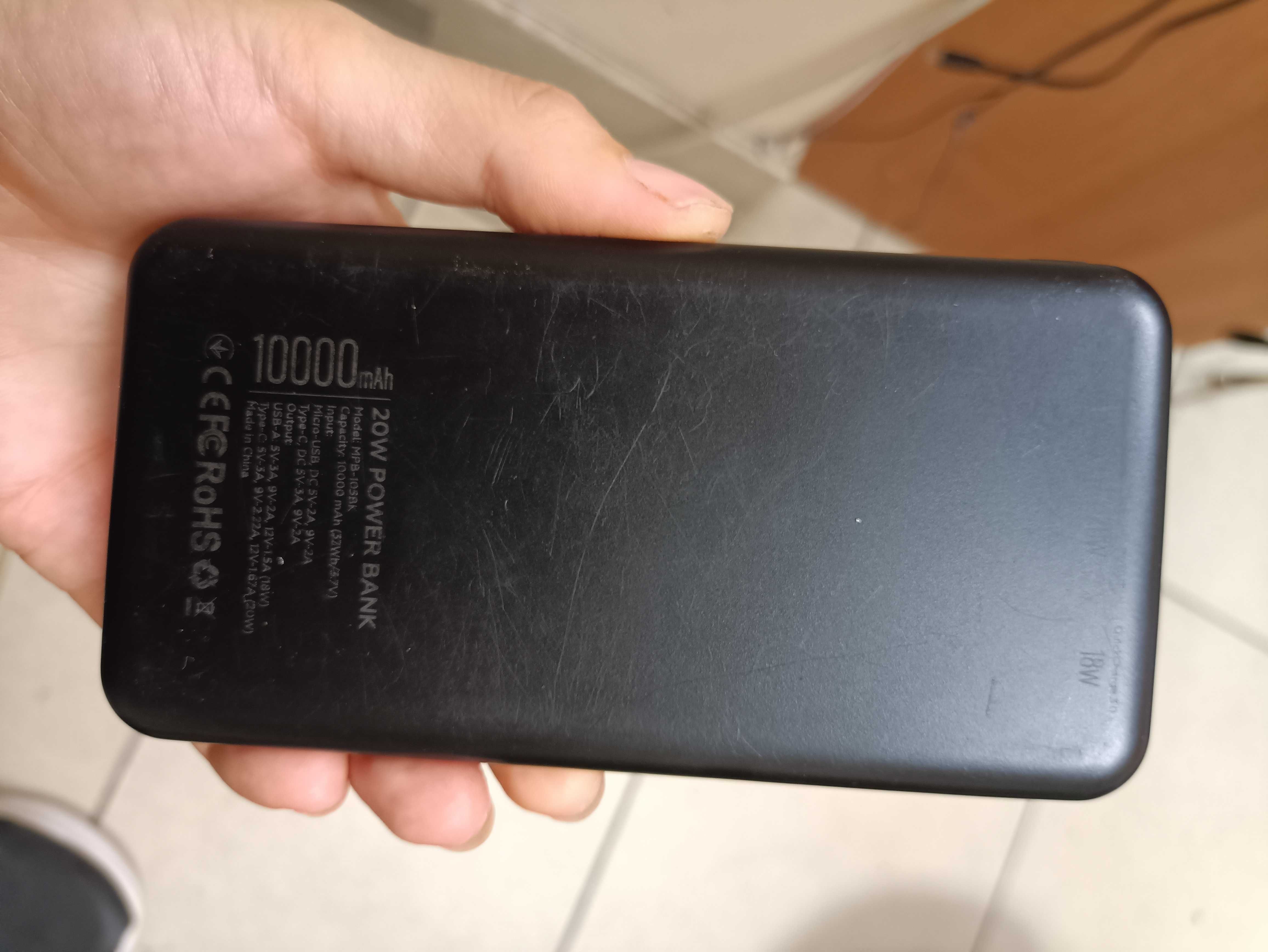 Павербанк PowerBank MAKE 20W 10000 mAh. Рабочий