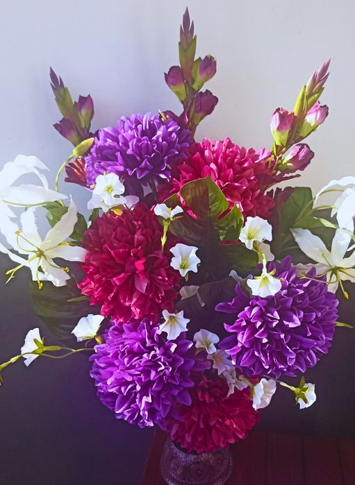 Stroik Serce I Bukiet Do Wazonu – Komplet Premium Na Cmentarz