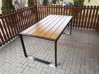 Nowoczesny stół ogrodowy stalowy LOFT 200x90