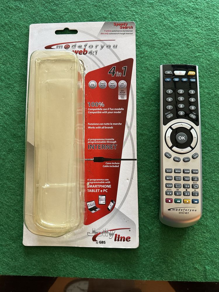 Comando universal Madeforyou Web 4:1 Tv- Dvd-HiFi
