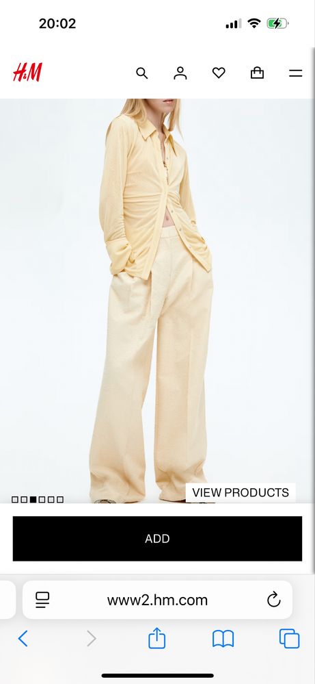 Штани жіночі H&M EDITION