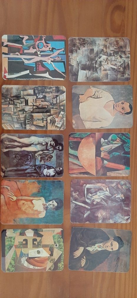 10 calendarios 1986 Pablo Picasso