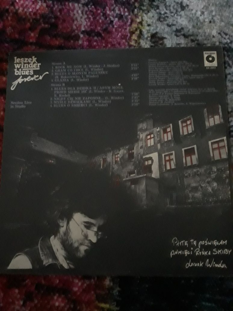 Archiwum polskiego blues rocka LESZEK WINDER- Blues Forever. 1 Press.