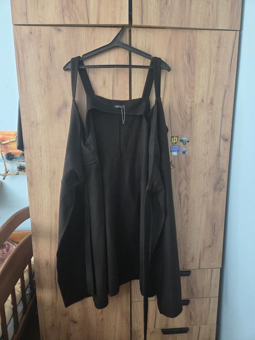 Теплий жіночий шерстяний сарафан