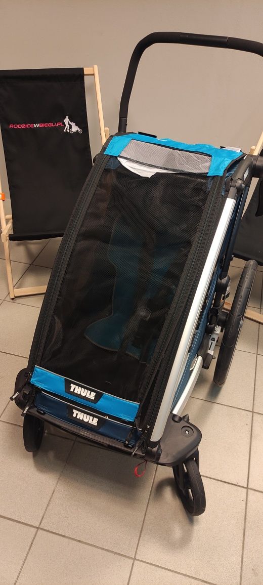 moskitiera pojedynczej przyczepki rowerowej Thule Chariot