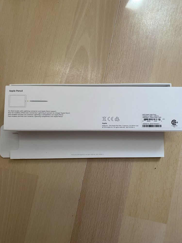 Стилус Apple Pencil (1st Generation) Model A1603